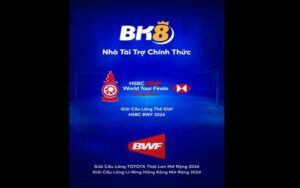 BK8 tài trợ chính thức của giải cầu lông BWF